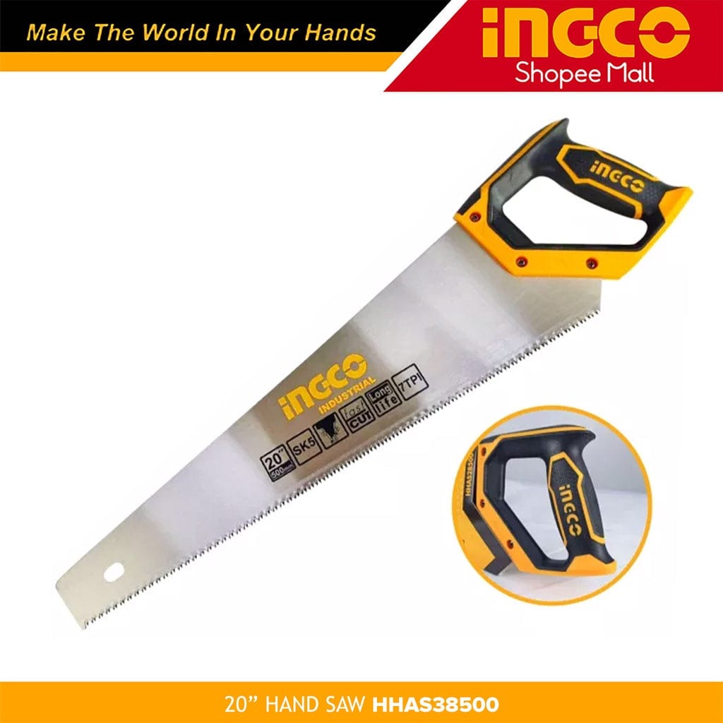 Ingco Hand Saws & Cutting Tools Ingco 20" (500mm) Industrial Hand Saw - HHAS38500