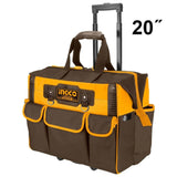 Ingco Tool Boxes Bags & Belts Ingco 20" Rolling Rigid Toll Bag - HRRTB2015