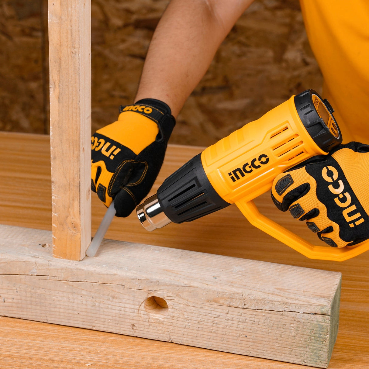 Ingco Heat Gun Ingco 2000W Heat Gun with Adjustable Temperature & 4 Nozzles – HG200047