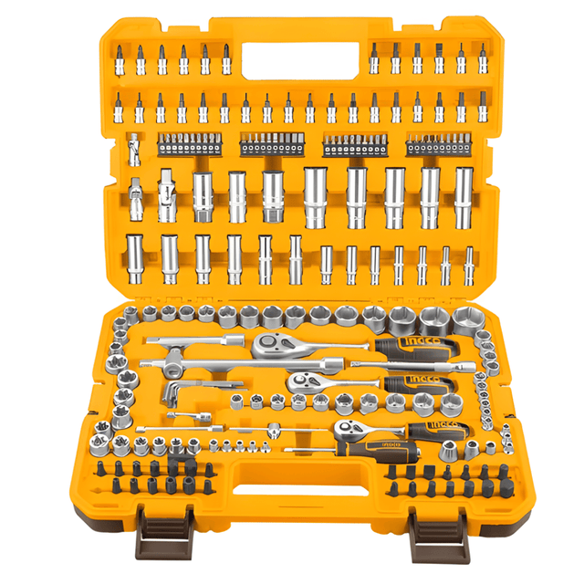 Ingco Sockets & Hex Keys Ingco 201-Piece 1/4" 3/8" & 1/2" Drive Socket Set  - HKTS082016