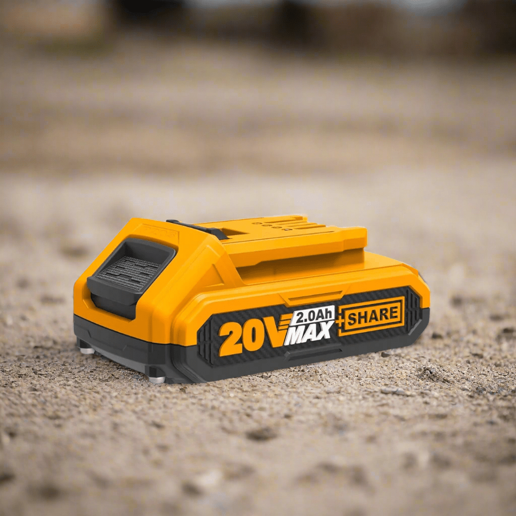 Ingco Batteries & Chargers Ingco 20V 2.0Ah Lithium-Ion Battery Pack with LED Indicator – FBLI20011