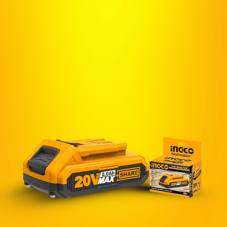 Ingco Batteries & Chargers Ingco 20V 2.0Ah Lithium-Ion Battery Pack with LED Indicator – FBLI20011