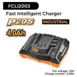 Ingco Batteries & Chargers Ingco 20V 4Ah Fast Intelligent Charger - FCLI2003