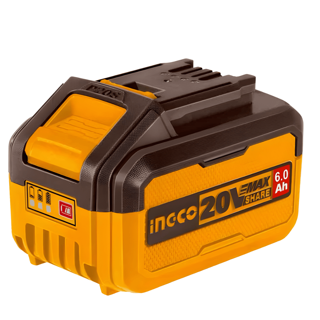 Ingco Batteries & Chargers Ingco 20V 6.0Ah Lithium-Ion Battery Pack - FBLI2060