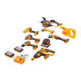 Ingco Power Tool Combo Kit Ingco 20V 9 Pieces Lithium-Ion Cordless Industrial Tools Set - CKLI2098