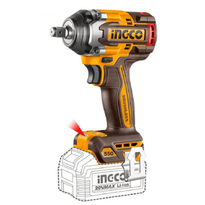 Ingco Impact Wrench & Driver Ingco 20V Brushless 550Nm 1/2" Cordless Impact Wrench Set With Battery And Charger - CIWLI2055