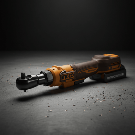 Ingco Power Tool Combo Kits Ingco 20V Brushless Cordless Drive Ratchet 3/8" 65Nm with 2 x 2.0 Ah Batteries, Charger & Accessories - CDRLI20652