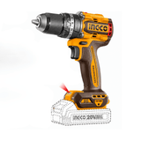 Ingco Drill Ingco 20V Brushless Cordless Impact Drill Kit 86Nm with 2 × 2.0Ah Batteries, Charger & Drill Bits - CIDLI208688