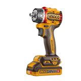 Ingco Drill Ingco 20V Brushless Cordless Multi-Head Drill Driver Kit 66Nm with 2 × 2.0Ah Batteries, Charger & Attachments - CDLI206686