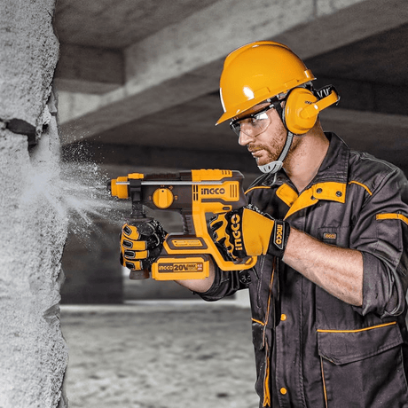 Ingco Drill Ingco 20V Brushless Lithium-Ion Rotary Hammer 4.0Ah – CRHLI202081