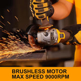 Ingco Grinder Ingco 20V Brushless Motor Cordless Angle Grinder - CAGLI2211532