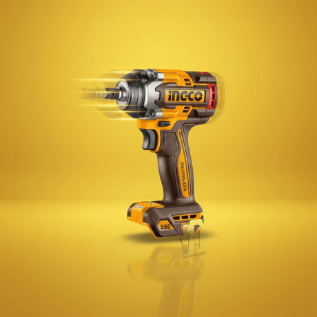 Ingco Impact Wrench & Driver Ingco 20V Cordless Brushless Impact Wrench 550Nm Torque (Battery & Charger Not Included) - CIWLI20551