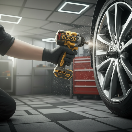 Ingco Impact Wrench & Driver Ingco 20V Cordless Brushless Impact Wrench 550Nm Torque (Battery & Charger Not Included) - CIWLI20551