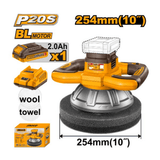 Ingco Automotive Accessories & Maintenance Ingco 20V Cordless Brushless Polisher - COPLI2025481