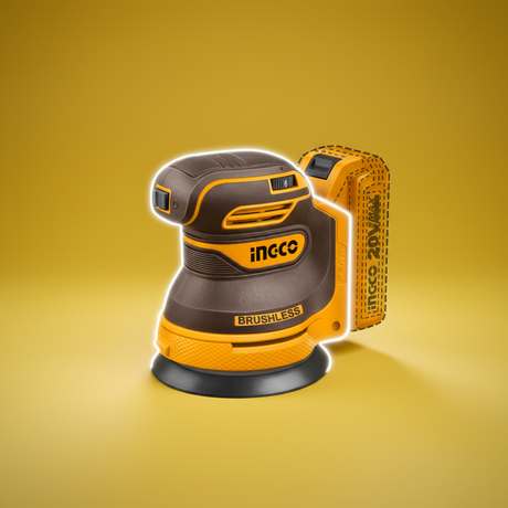 Ingco Sander Ingco 20V Cordless Brushless Random Orbit Sander 125mm (5") - CROSLI20021