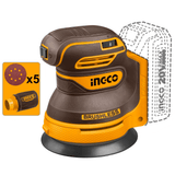 Ingco Sander Ingco 20V Cordless Brushless Random Orbit Sander 125mm (5") - CROSLI20021