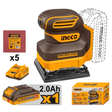 Ingco Grinder Ingco 20V Cordless Brushless Sheet Sander - CSHSLI20241