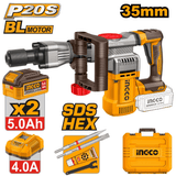 Ingco Demolition Hammer Ingco 20V Cordless Demolition Breaker 35mm - CDBLI203582