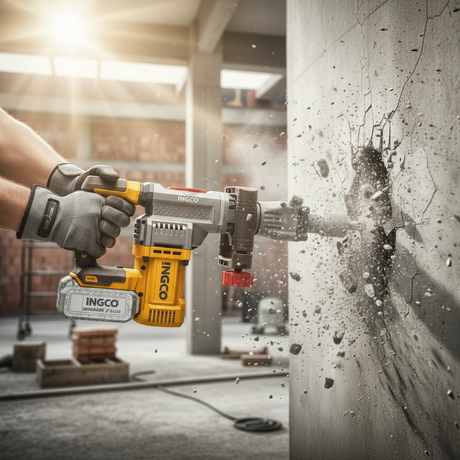 Ingco Demolition Hammer Ingco 20V Cordless Demolition Breaker 35mm Without Battery & Charger - CDBLI20358