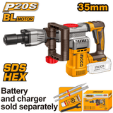 Ingco Demolition Hammer Ingco 20V Cordless Demolition Breaker 35mm Without Battery & Charger - CDBLI20358