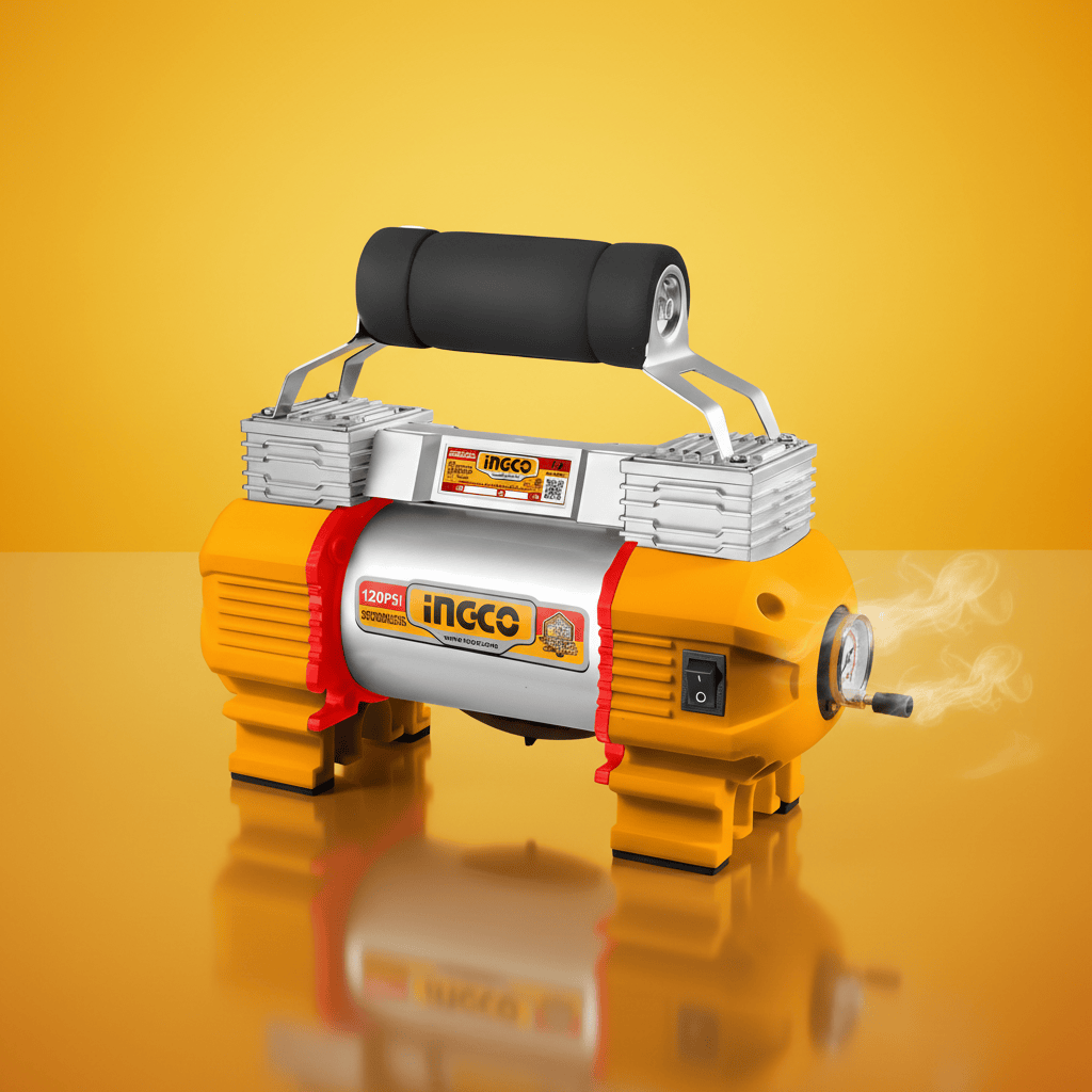 Ingco Compressor & Air Tool Accessories Ingco 20V Cordless Dual Cylinder Compressor 120 PSI - CACLI2026