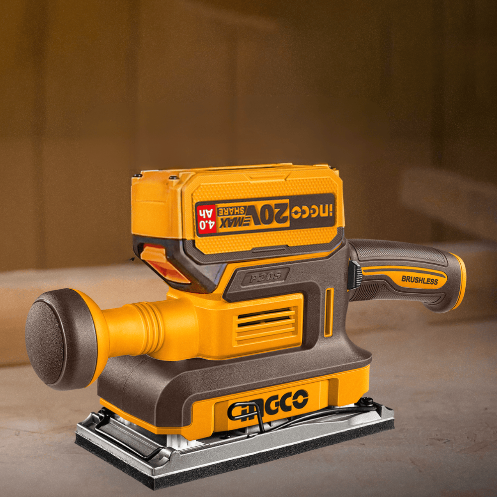 Ingco Sander Ingco 20V Cordless Finishing Sander With Battery And Charger - CFSLI20311