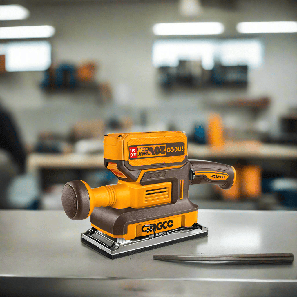 Ingco Sander Ingco 20V Cordless Finishing Sander With Battery And Charger - CFSLI20311