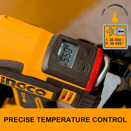 Ingco Heat Gun Ingco 20V Cordless Heat Gun - HGLI20035