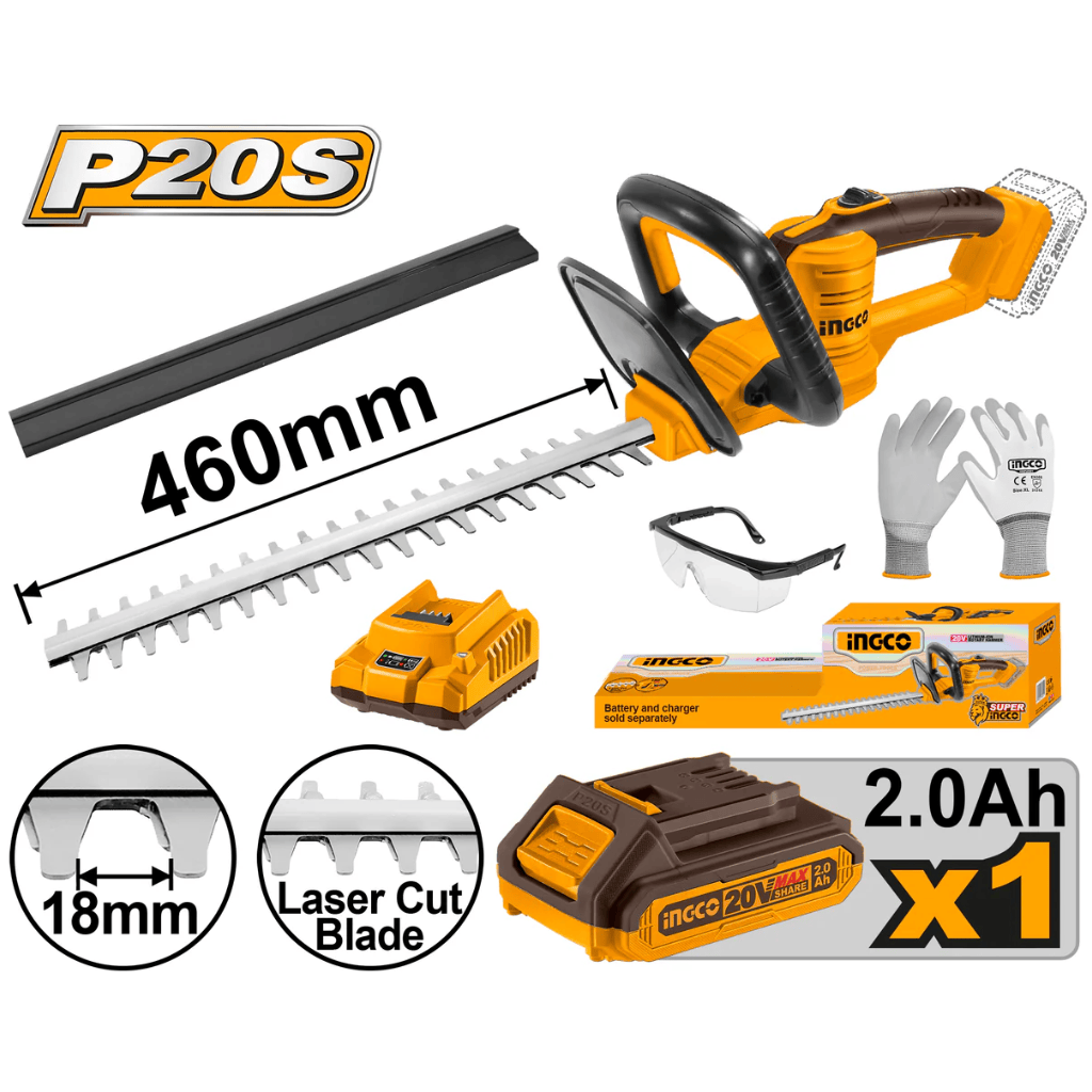 Ingco Trimmer Ingco 20V Cordless Hedge Trimmer  - CHTLI20461