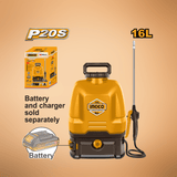 Ingco Spray Gun Ingco 20V Cordless Knapsack Sprayer with 16L Tank – CSPLI2016