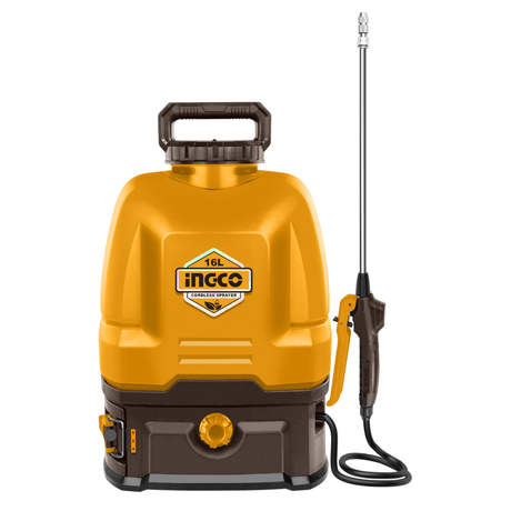 Ingco Spray Gun Ingco 20V Cordless Knapsack Sprayer with 16L Tank – CSPLI2016