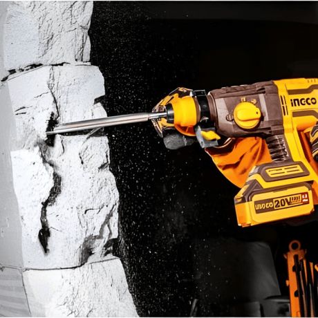 Ingco Drill Ingco 20V Lithium-Ion Brushless Cordless Rotary Hammer -  CRHLI21228