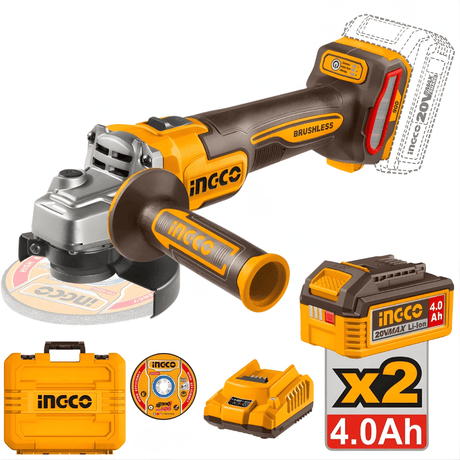Ingco Grinder Ingco 20V Lithium-ion Cordless Angle Grinder  - CAGLI261521