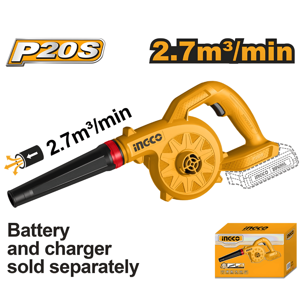 Ingco Blower Ingco 20V Lithium-Ion Cordless Blower - CABLI2078