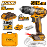 Ingco Drill Ingco 20V Lithium-Ion Cordless Drill With 2 Pieces 2.0Ah Battery & Charger- CDLI20453