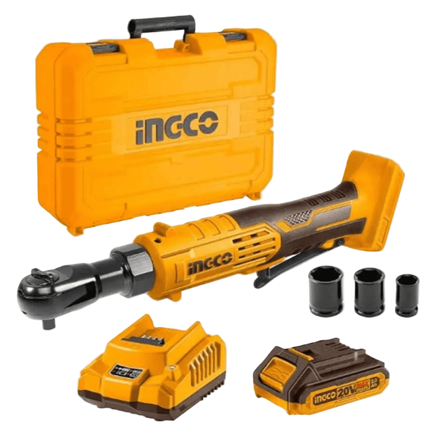 Ingco Power Tool Combo Kit Ingco 20V Lithium-ion Cordless Drive Ratchet - CDRLI2060152