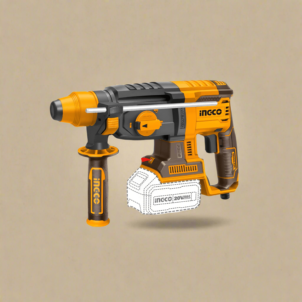 Ingco Drill Ingco 20V Lithium-Ion Cordless Rotary Hammer - CRHLI20268