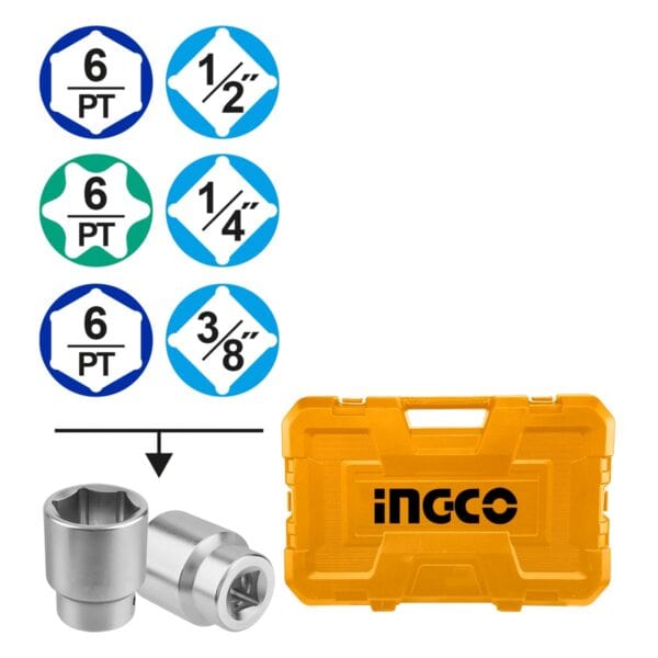 Ingco Tool Set Ingco 216 Pieces Combination Tools Set - HKTHP22161