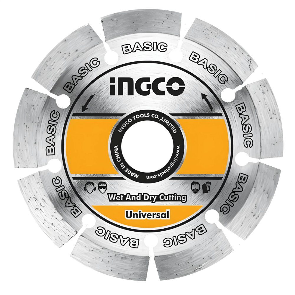 Ingco Grinding & Cutting Wheels Ingco 230(9")X22.2mm Dry Diamond Disc - DMD012302