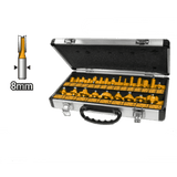 Ingco Router Bits Ingco 24 pieces Router Bits 8mm - AKRT24081