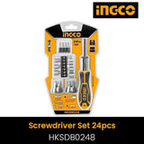 Ingco Screwdrivers Ingco 24 Pieces Screwdriver Set - HKSDB0248