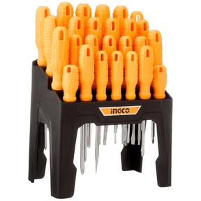 Ingco Screwdrivers Ingco 26-Piece CR-V Screwdriver Set – HKSD2658