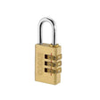 Ingco Padlocks & Accessories Ingco 3-Digit Brass Combination Padlock - DBCK0303