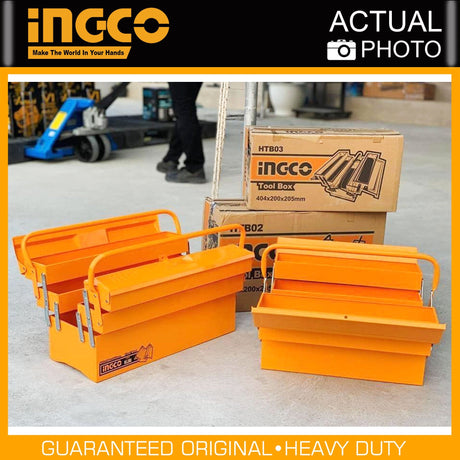 Ingco Tool Boxes Bags & Belts Ingco 3 Layer Tool Box 400 x 200 x 195mm - HTB03