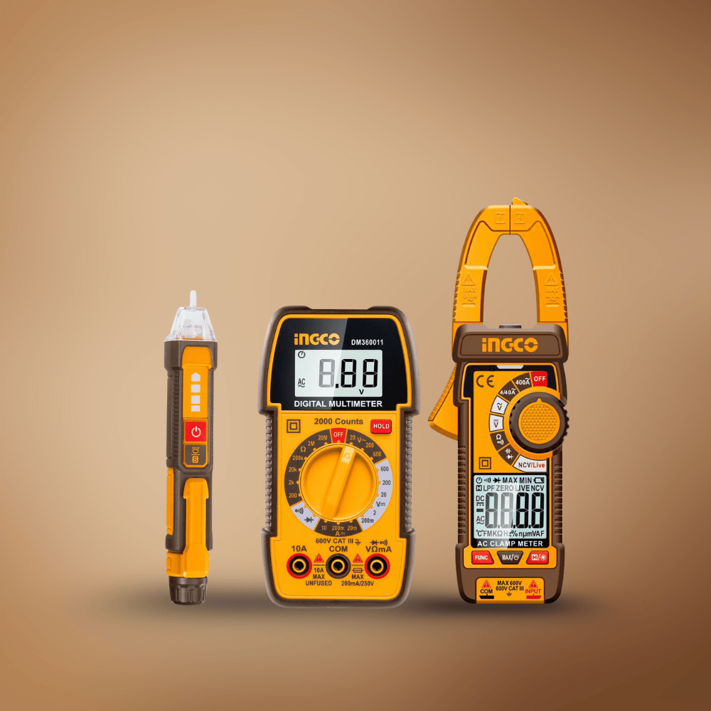 Ingco Digital Meter Ingco 3 Pieces Electrical Test Kit - DM3068