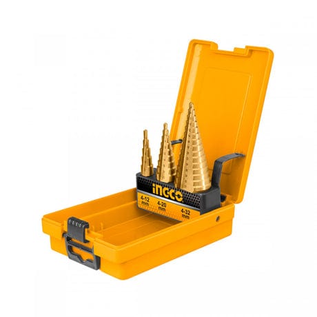 Ingco Drill Bits Ingco 3 Pieces Step Drill Bit Set - AKSDS0301