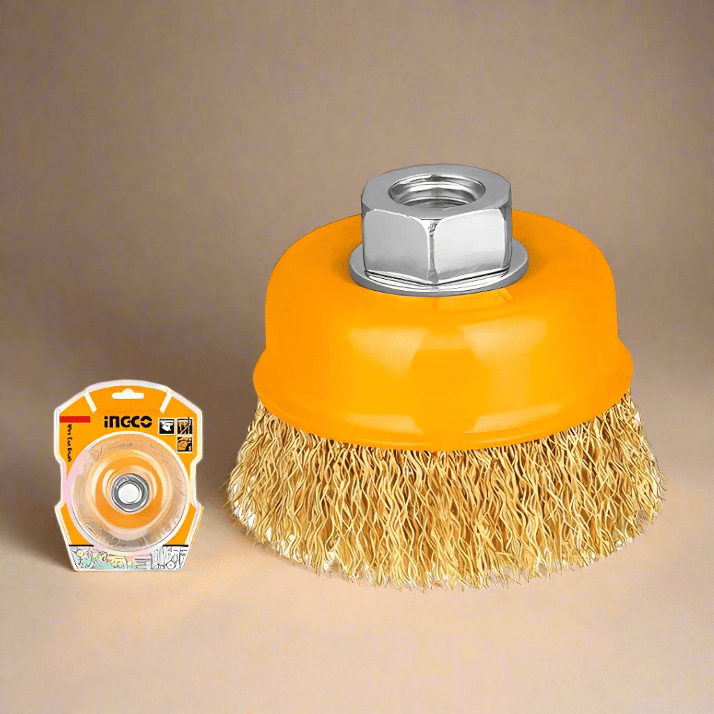 Ingco Wire Wheels & Brushes Ingco 3" Wire Cup Brush with M14X2 Thread – WB10751