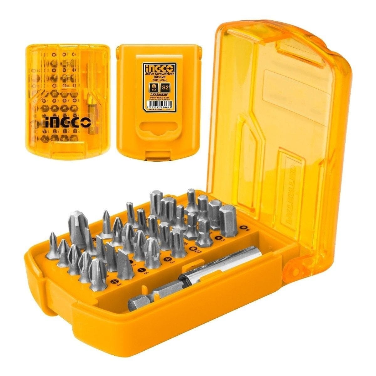 Ingco Screwdriver Bits Ingco 30 Pieces Screwdriver Bits set - AKSD08301