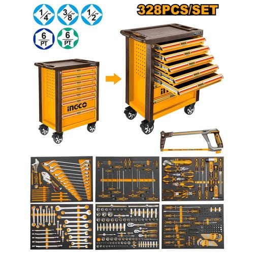 Ingco Tool Chests & Cabinets Ingco 328 Pieces Tool Chest Set - HTCS273281