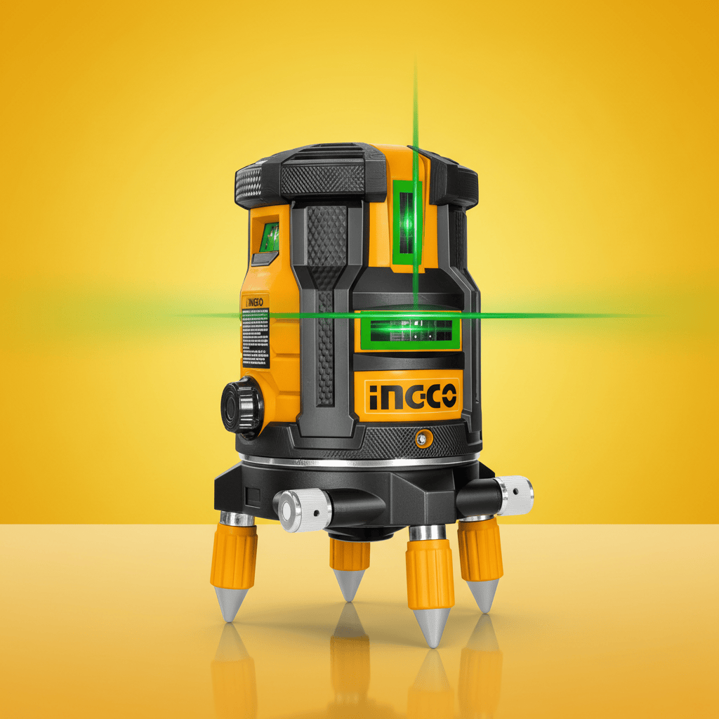 Ingco Laser Measure Ingco 360° Self-Leveling Green Line Laser With 35m Range - HLL306502